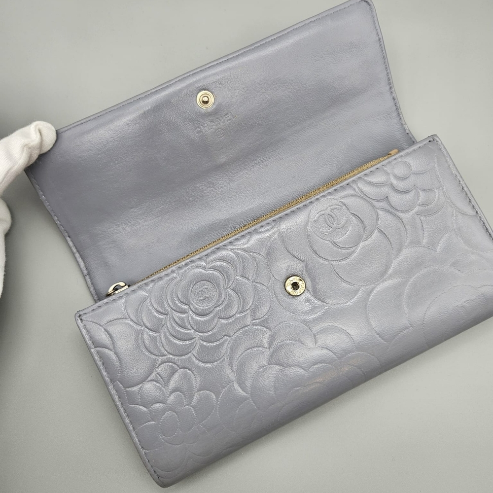 🤍CHANEL Grey Authentic Camilla Wallet/Clutch🤍 - Picture 3 of 16